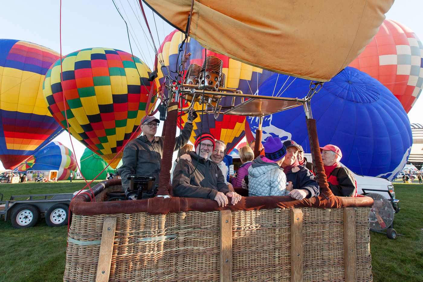 Tur med varmluftsballon 2