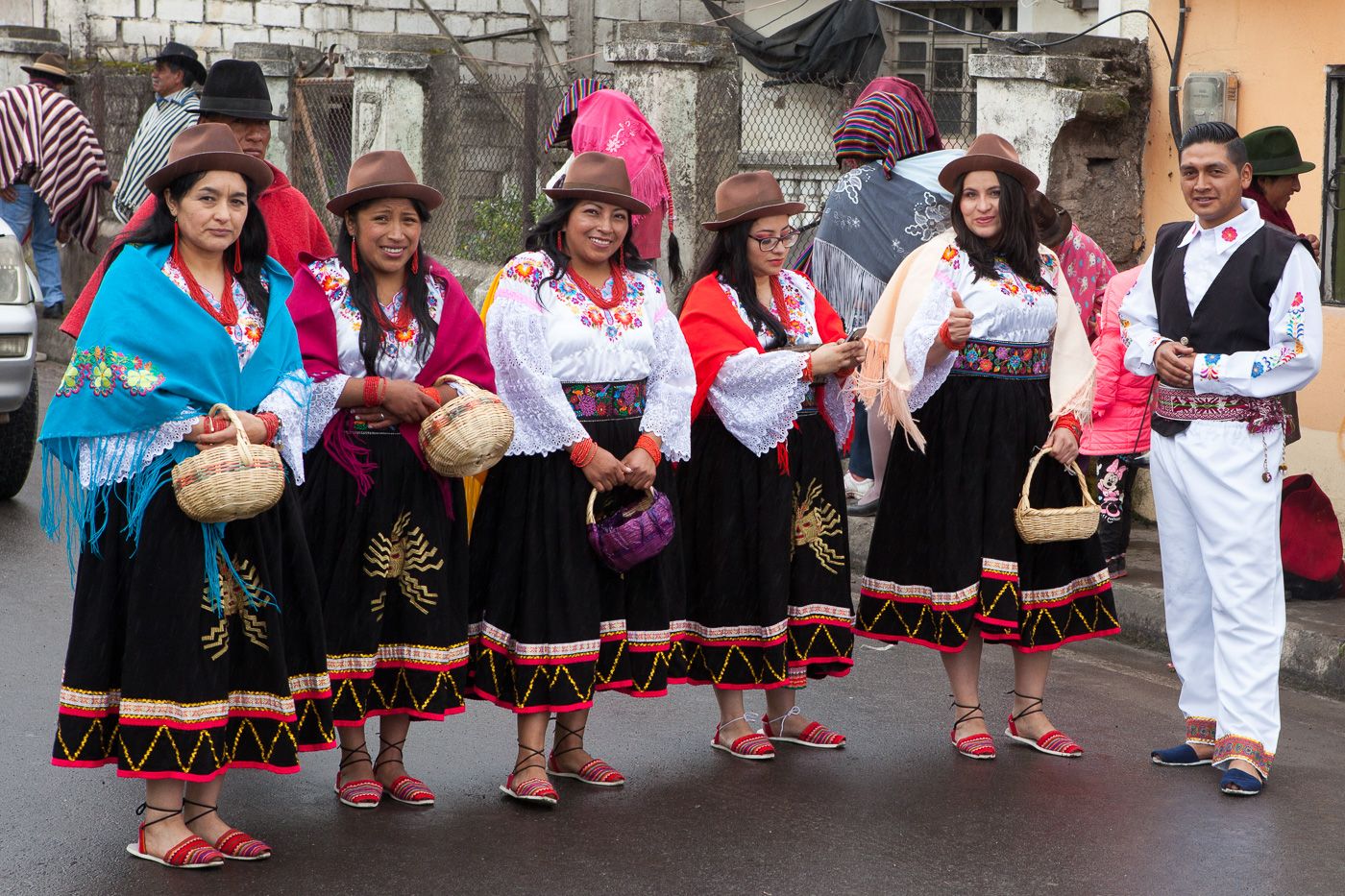 Procession i Toacazo, Ecuador